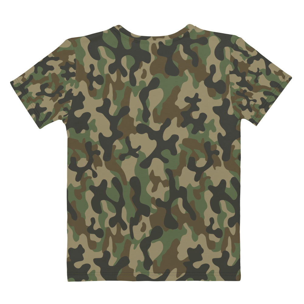Women's Camouflage MLFB Logo T-shirt