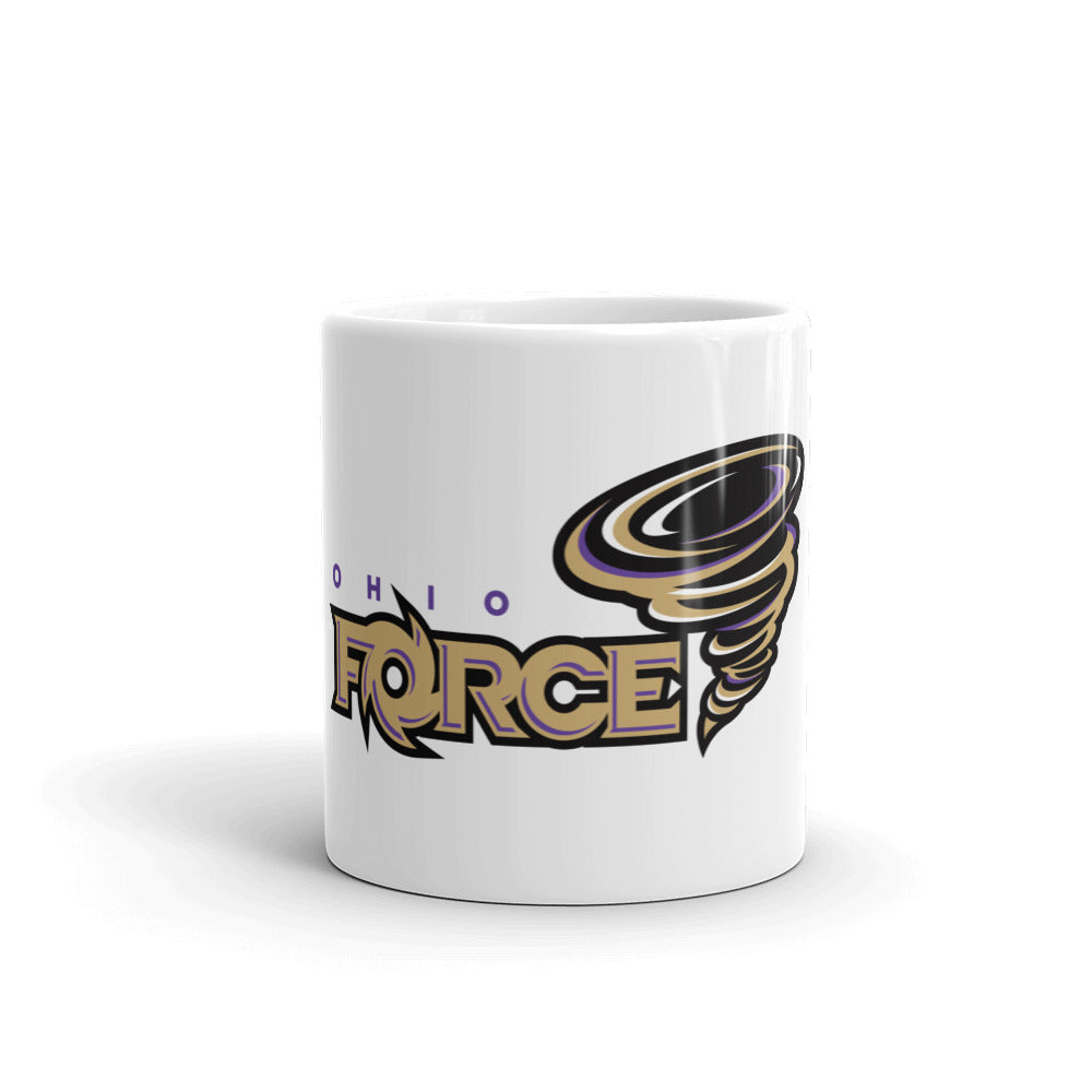 Force White glossy mug