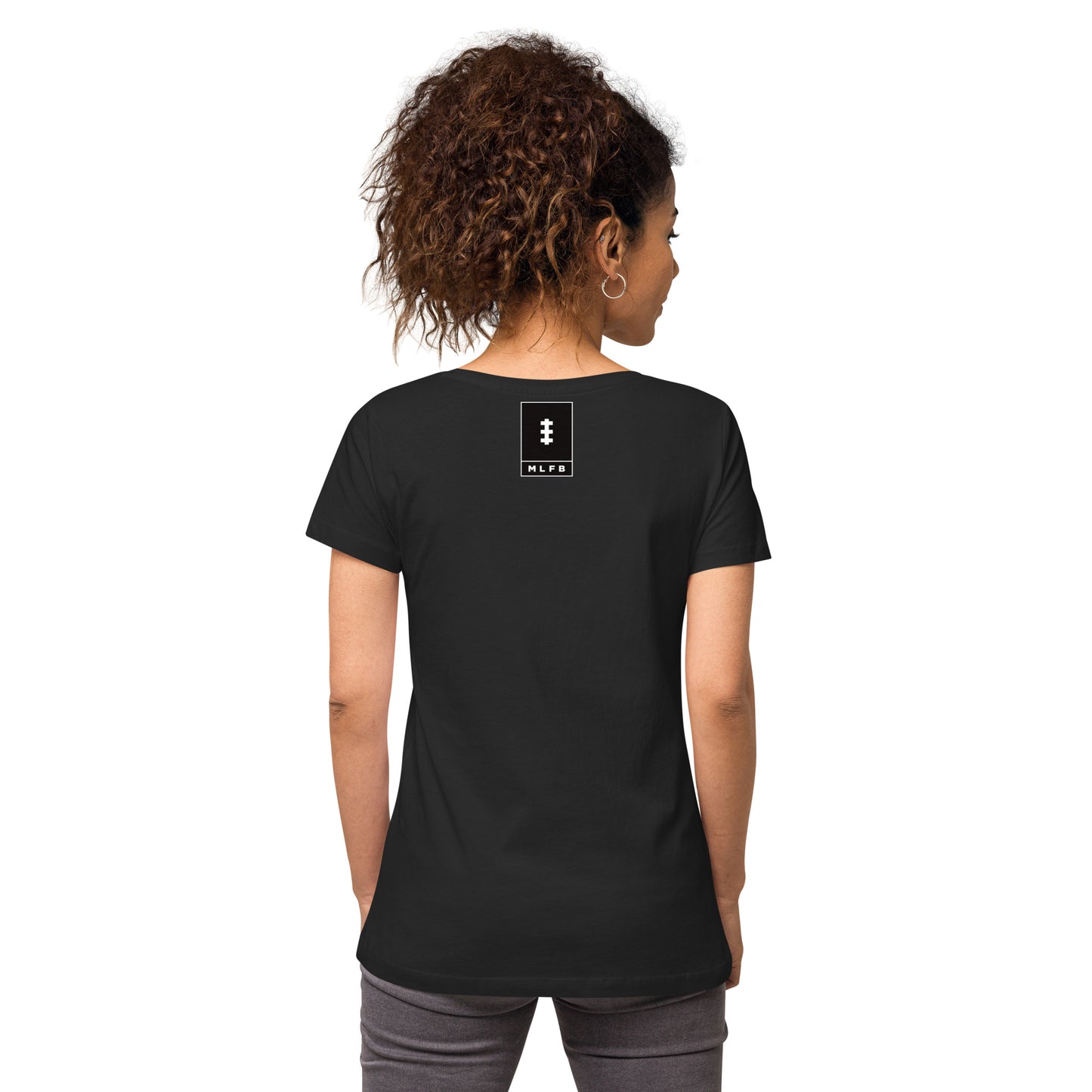 Women’s Patience Is Strength fitted v-neck t-shirt